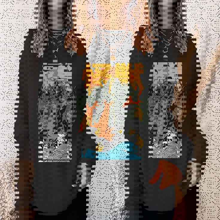 キングギドラ サンセット 和 スウェットシャツ 彼女への贈り物