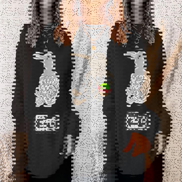 キーウィ《フルーツキャップ 果物ネット》【どうぶつフレンズ】鳥 動物 ゆるくて かわいい スウェットシャツ 彼女への贈り物