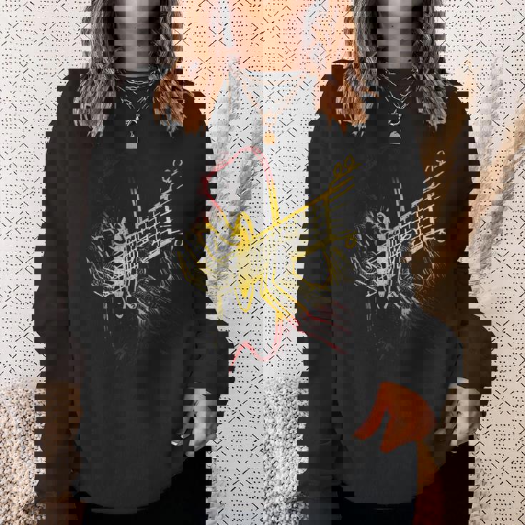 ギターシャツ アコースティックギター ヴィンテージギター スウェットシャツ 彼女への贈り物