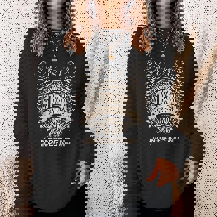 ギフトには理解できないスティンソンです。 スウェットシャツ 彼女への贈り物