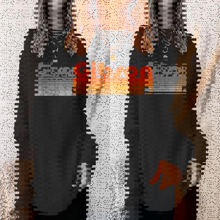 ギブソン、アーカンソーレトロ80年代スタイル スウェットシャツ 彼女への贈り物