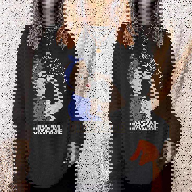 ギラン・バレー症候群啓発戦士 割れない彼女 スウェットシャツ 彼女への贈り物