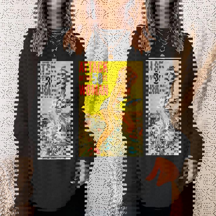 クラシック ハロウィン モンスター ポスター ホラー映画 スウェットシャツ 彼女への贈り物