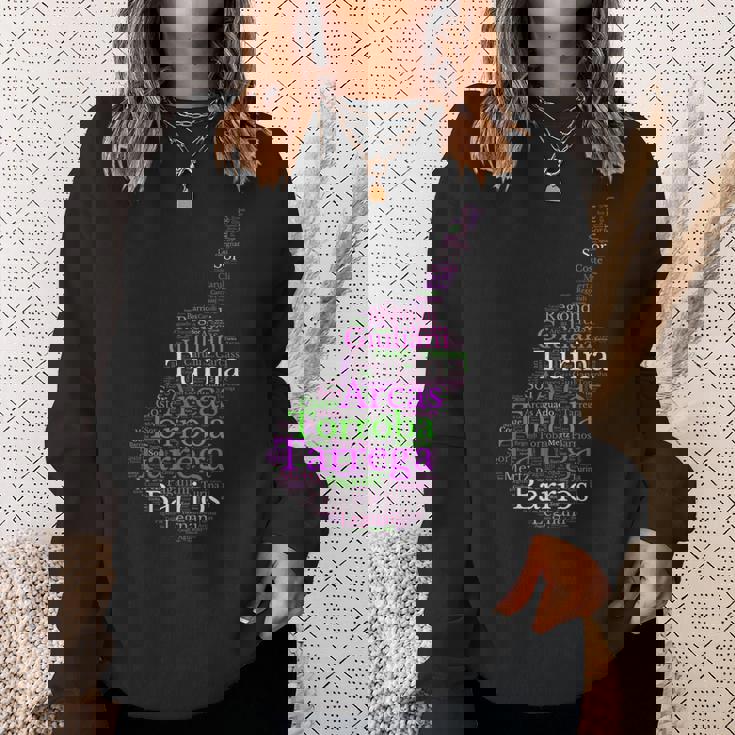 クラシックギター スペインギター スウェットシャツ 彼女への贈り物