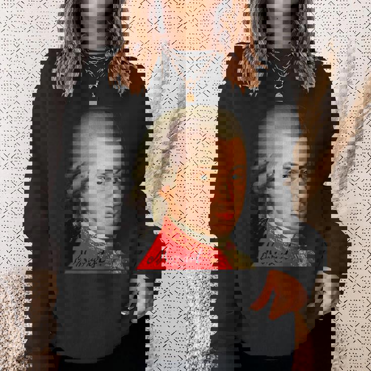 クラシック作曲家 ヴォルフガング・アマデウス・モーツァルト 1756-1791 スウェットシャツ 彼女への贈り物