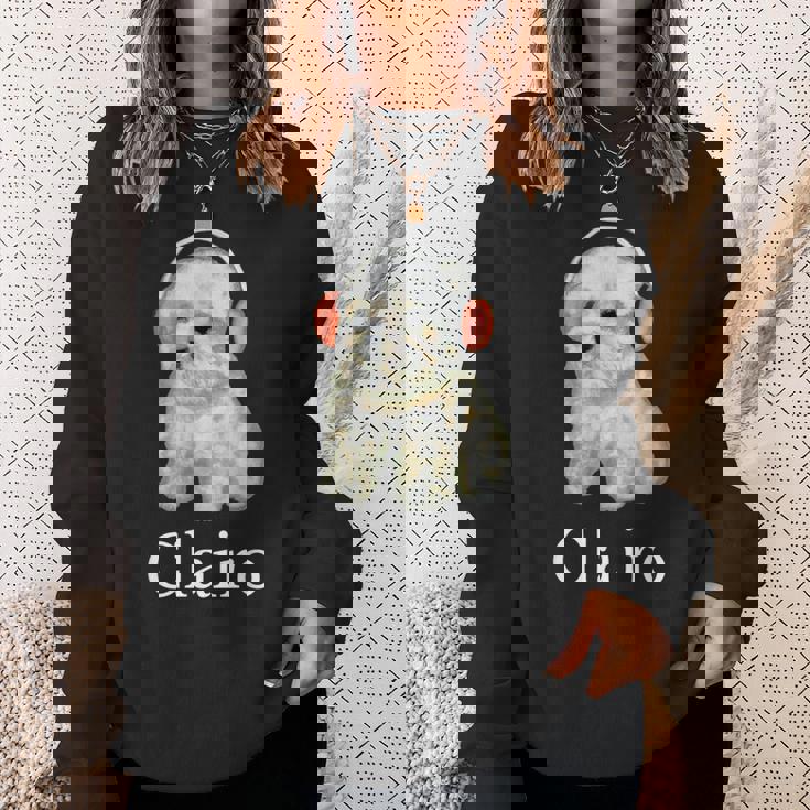 クレイロは犬と言う スウェットシャツ 彼女への贈り物