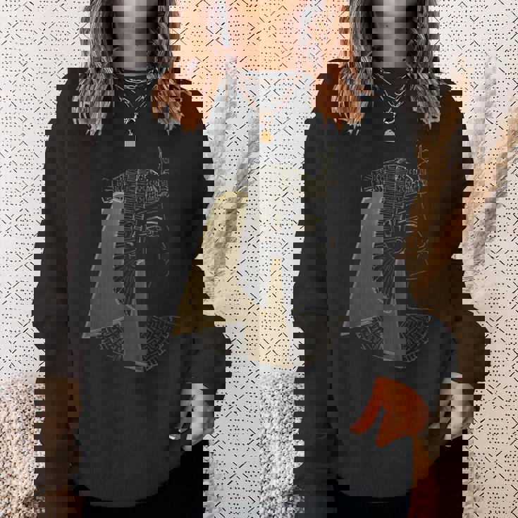 クレオパトラ 古代エジプト女王 ゴールデンファラオ アートデザイン スウェットシャツ 彼女への贈り物