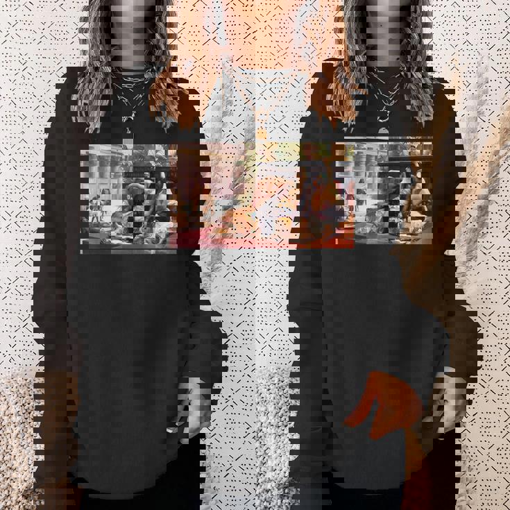 クレオパトラの毒をテストするアレクサンドル・カバネル1887 スウェットシャツ 彼女への贈り物