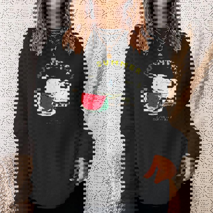 クレヨンしんちゃん シロ 夏の1日 スウェットシャツ 彼女への贈り物