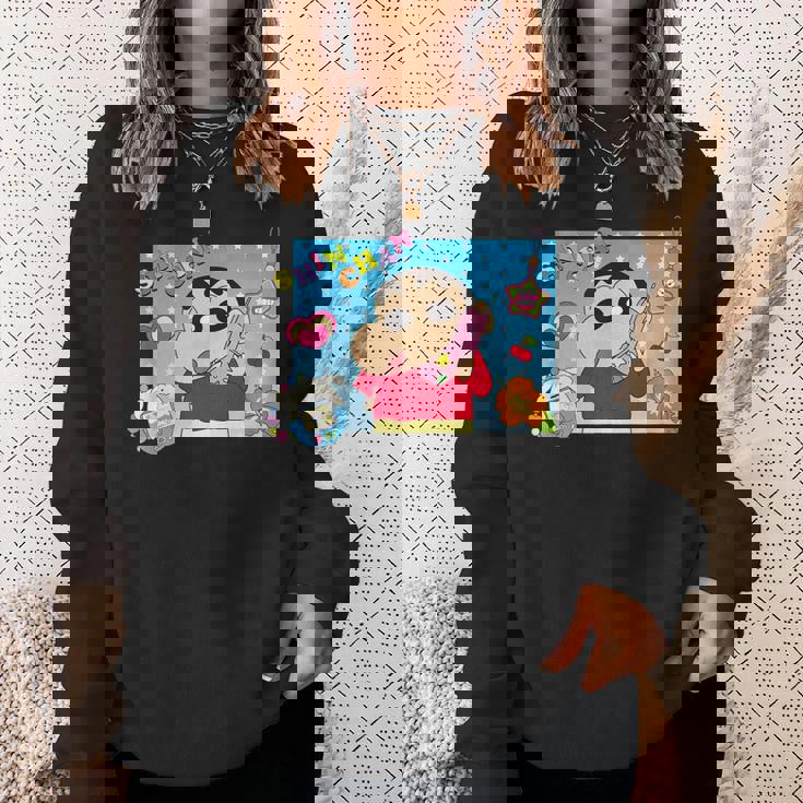 クレヨンしんちゃん 平成ごっこ しんちゃん スウェットシャツ 彼女への贈り物