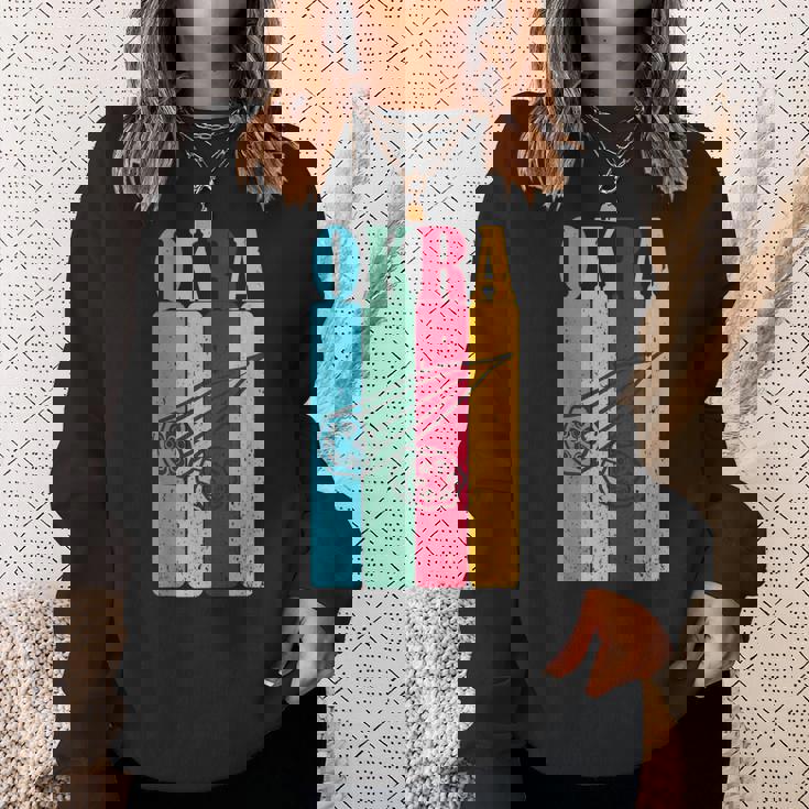 クール レトロ オクラ 70年代 80年代 90年代 オクラ Lovres 面白い ヴィンテージ オクラ スウェットシャツ 彼女への贈り物