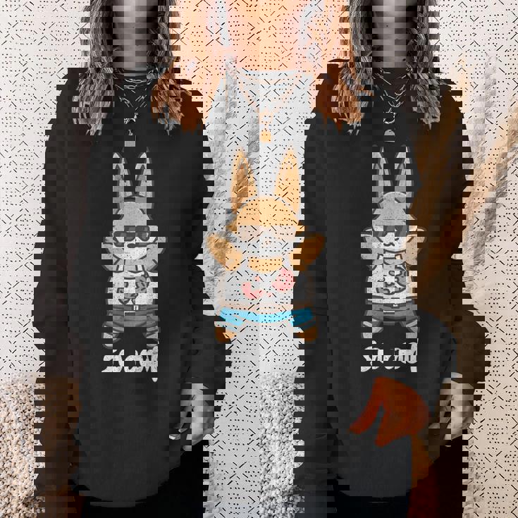 クールすぎるリラックスバニー スウェットシャツ 彼女への贈り物