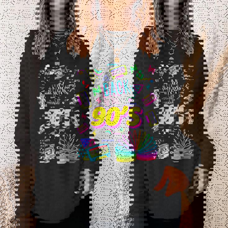 クールな90年代フォーエバー、ヴィンテージレトロバックトゥ90年代のグラフィックデザイン。 スウェットシャツ 彼女への贈り物