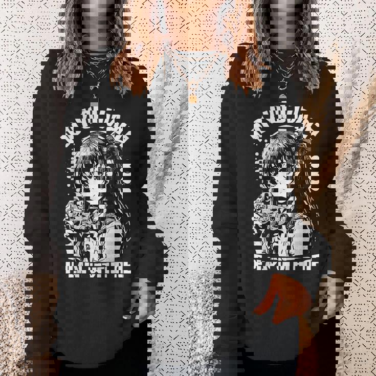 クールな日本のアニメバイブ スウェットシャツ 彼女への贈り物