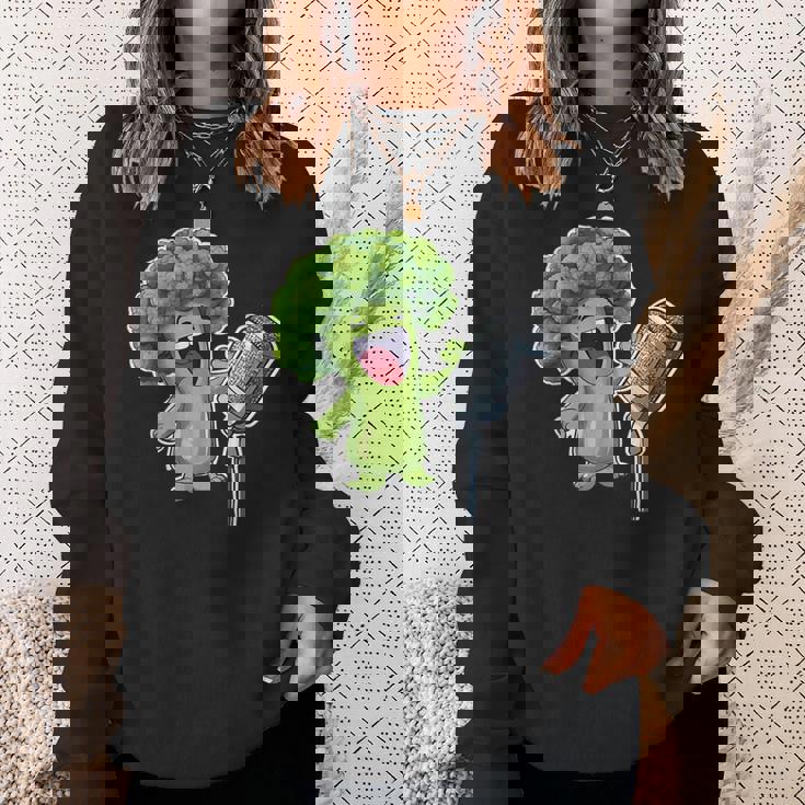 クールブロッコリー ベジタリアン ビーガン ベジタブルフード メンズ レディース スウェットシャツ 彼女への贈り物