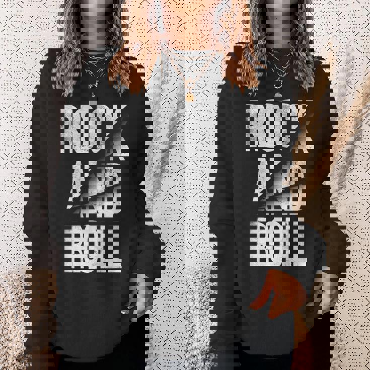 クールヴィンテージロックンロールtシャツ ブラック ミュージックロックンロール スウェットシャツ 彼女への贈り物