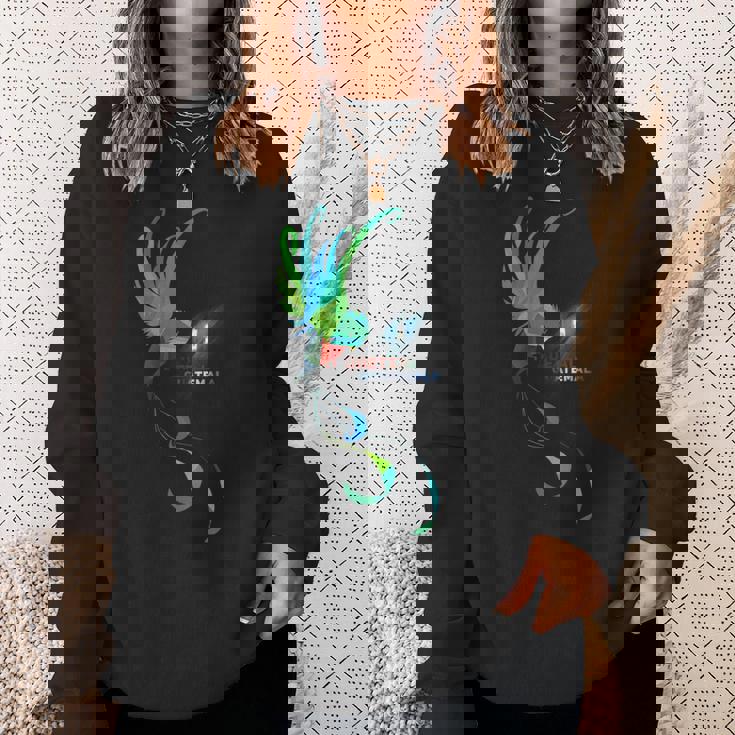 グアテマラ国立鳥 ケツァル スウェットシャツ 彼女への贈り物