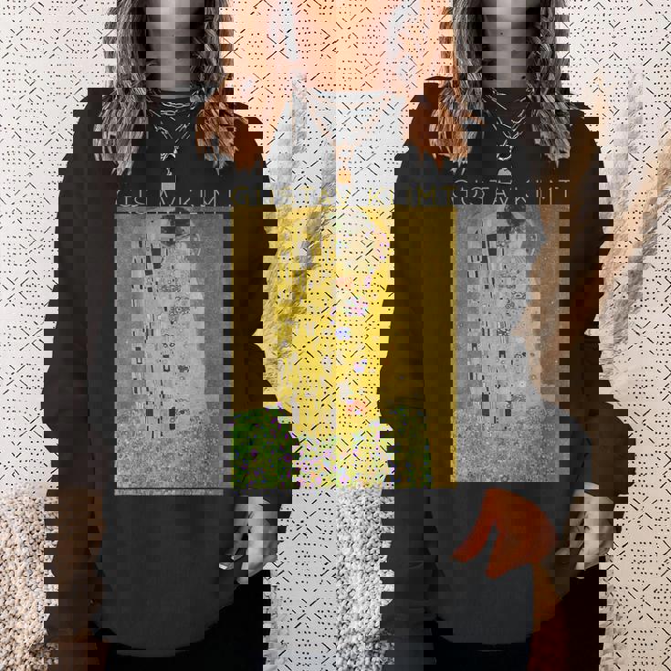 グスタフ・クリムト The Kiss アーティスト向け スウェットシャツ 彼女への贈り物