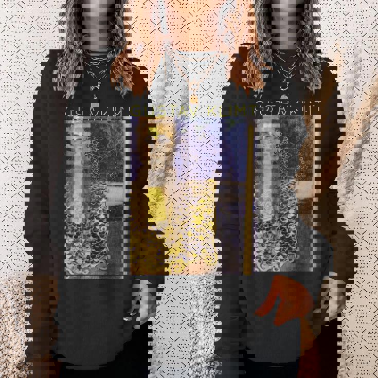 グスタフ・クリムト パラス・アテネ アーティスト向け 長袖tシャツ スウェットシャツ 彼女への贈り物