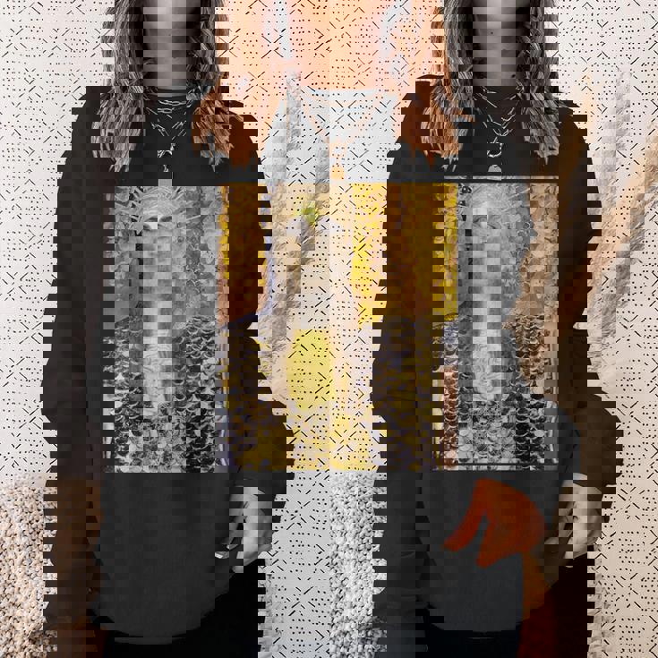 グスタフ・クリムト パラスアテナ アートデザイン スウェットシャツ 彼女への贈り物