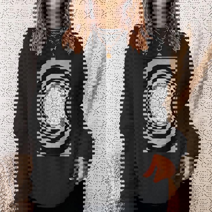 グッゲンハイム美術館 建築愛好家 ブラック&ホワイトデザイン スウェットシャツ 彼女への贈り物