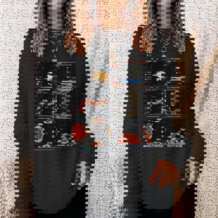 グラディウス タンクドレス スクリーンショット ボス レトロ ゲーマー 宇宙戦 スウェットシャツ 彼女への贈り物