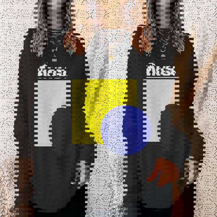 グラフィック＆ロゴ Wh バレーボール スウェットシャツ 彼女への贈り物