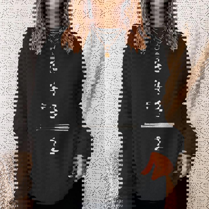 ゲッツー・併殺 ネタ 野球 ベースボール 草野球 野球部 野球好き 野球観戦 おもしろ 野球選手 エボリューション スウェットシャツ 彼女への贈り物