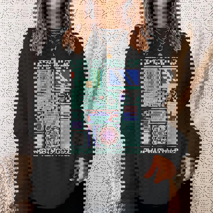 ゲーム パソコン 面白いtシャツ ゲーマー ネタ メンズ おもしろ 面白い 服 オリジナル グッズ 文字tシャツ スウェットシャツ 彼女への贈り物