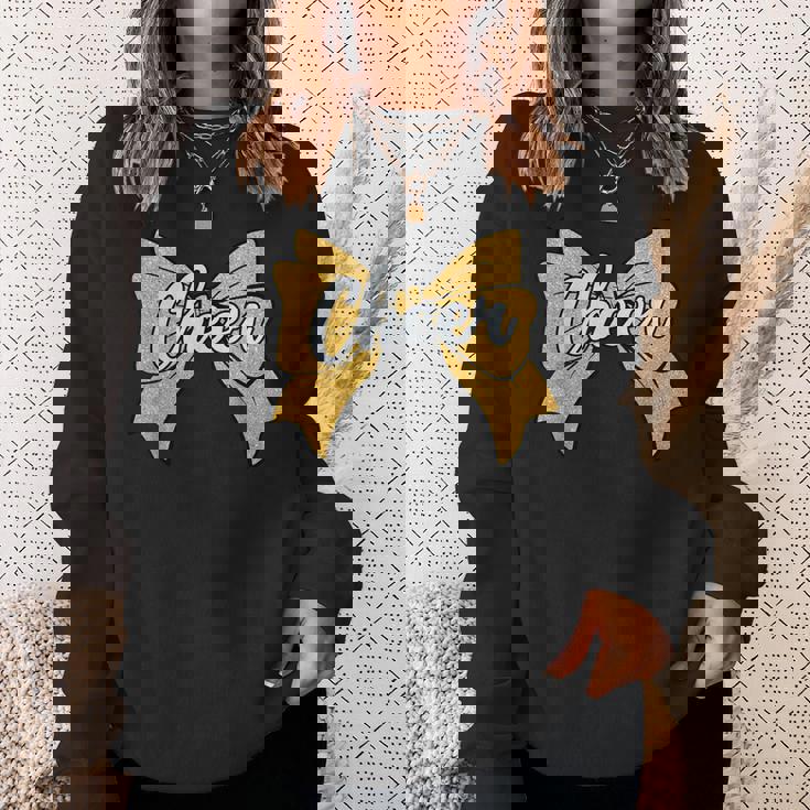 コケット チアボウ イエロー スポーツ チアリーダー チアリーダー スウェットシャツ 彼女への贈り物