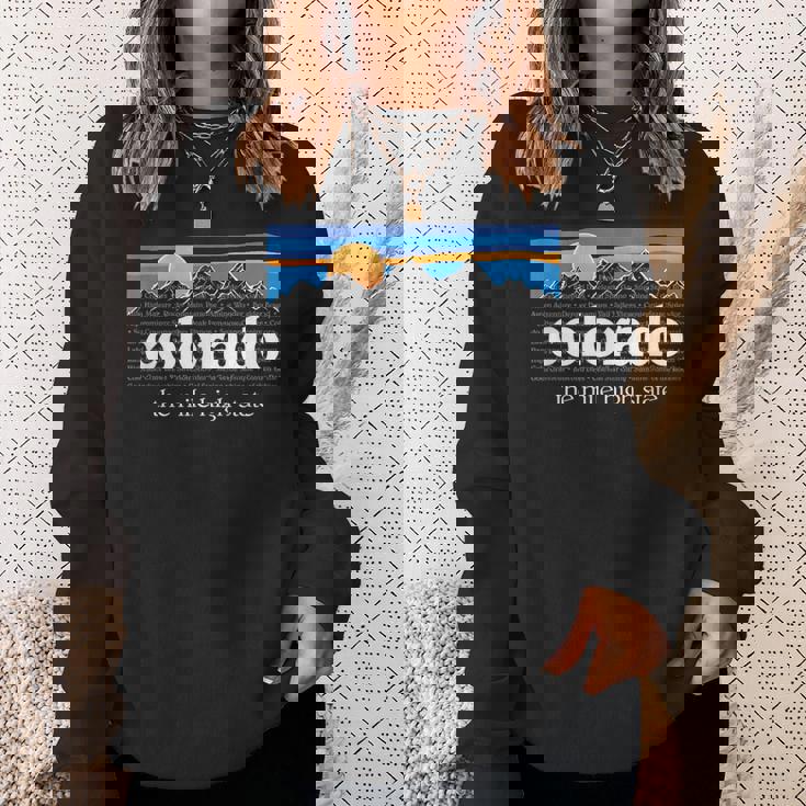 コロラドアンダーグラウンド コロラドマウンテン ヴィンテージ コロラド スウェットシャツ 彼女への贈り物