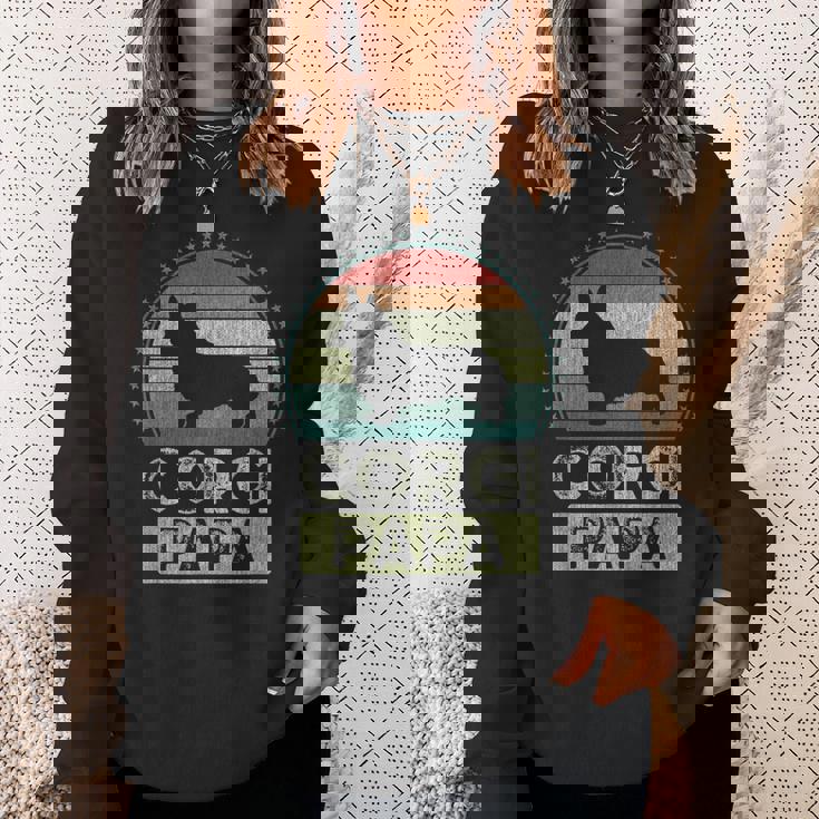 コーギー・パパ 父の日 ウェルシュ・コーギー スウェットシャツ 彼女への贈り物