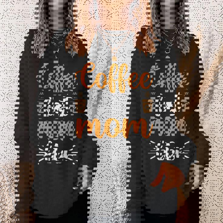 コーヒーファースト・マム・ラター スウェットシャツ 彼女への贈り物