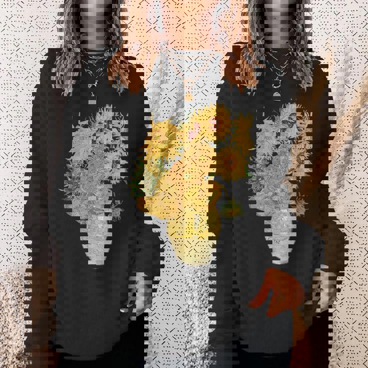 ゴッホ ひまわり 美的アート 鍬 絵画 グラフィック スウェットシャツ 彼女への贈り物
