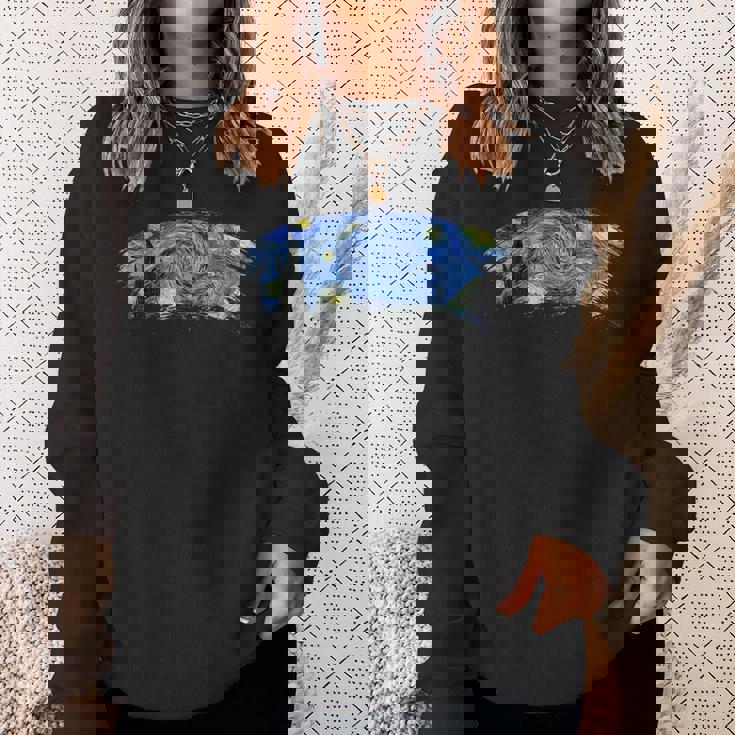 ゴッホ「星月夜」名画 スウェットシャツ 彼女への贈り物