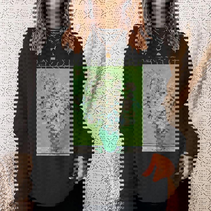 ゴッホローズアートスプリング スウェットシャツ 彼女への贈り物