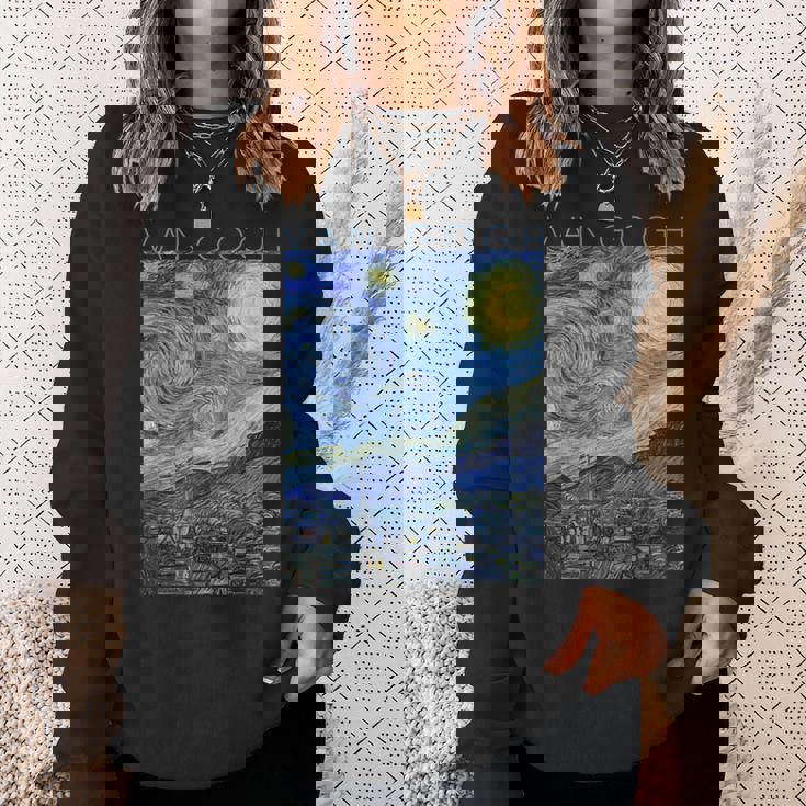 ゴッホ星月夜 スウェットシャツ 彼女への贈り物