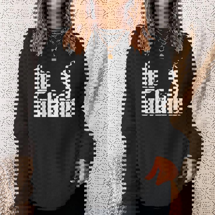 ゴルファザーの面白いゴルフの父神父お父さんゴルファー スウェットシャツ 彼女への贈り物