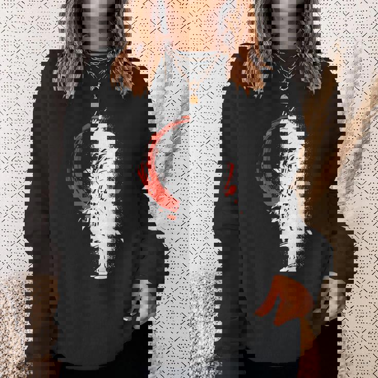 ゴーストサムライ 戦国武将 刀 アニメ マンガ 恋人 スウェットシャツ 彼女への贈り物