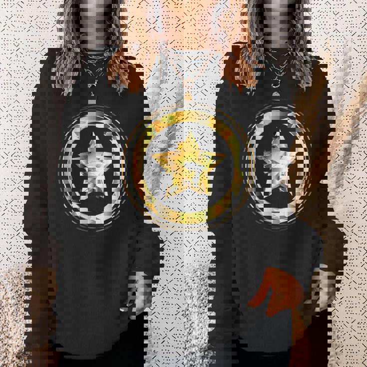 ゴールド 星 スウェットシャツ 彼女への贈り物