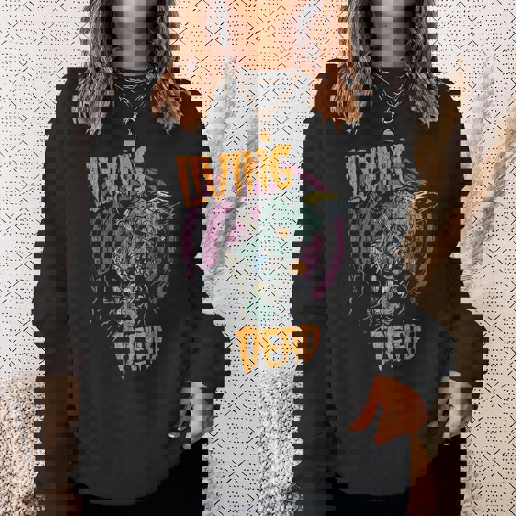 サイコビリー ホラー パンクロック Hr Living Dead Zombie スウェットシャツ 彼女への贈り物