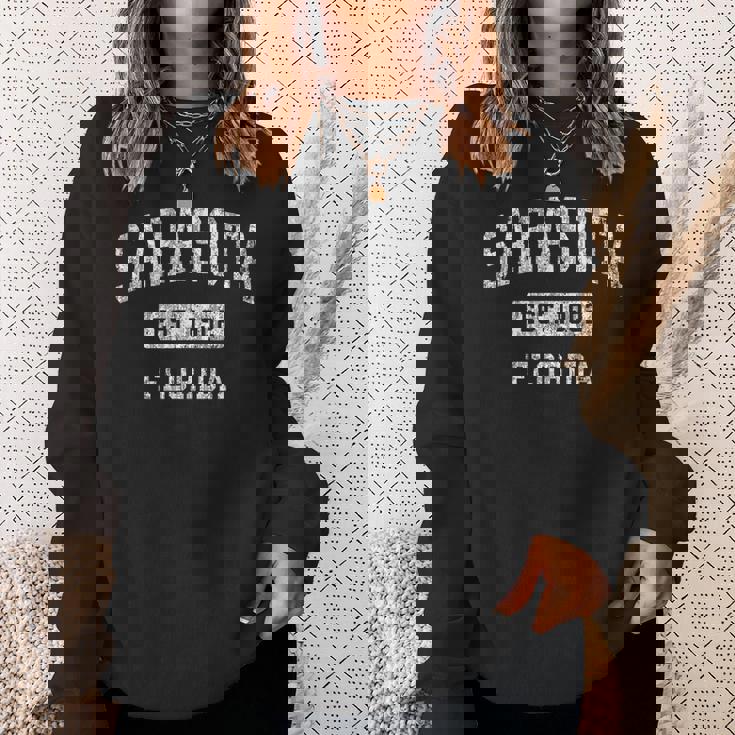 サラソタ フロリダ Fl ヴィンテージ 確立されたスポーツデザイン スウェットシャツ 彼女への贈り物