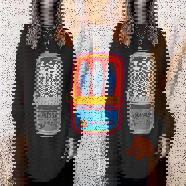 サルディーニャス エム トメイト 遊び心のあるイラスト スウェットシャツ 彼女への贈り物