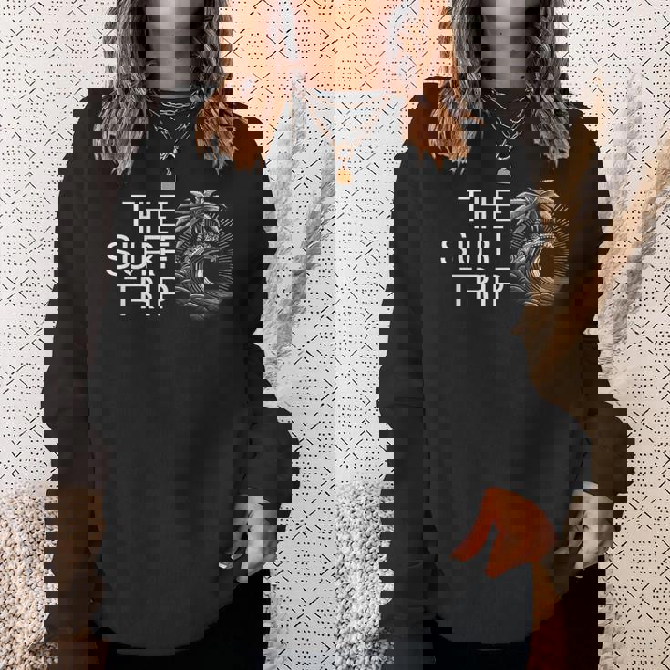 サーフ サーフィン グラフィック ストリート カジュアル メンズ レディース スウェットシャツ 彼女への贈り物