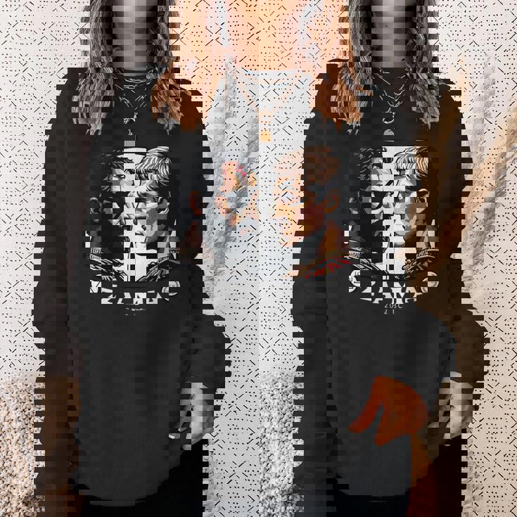 ザマの戦い ハンニバル対スキピオ カルタゴとローマ スウェットシャツ 彼女への贈り物