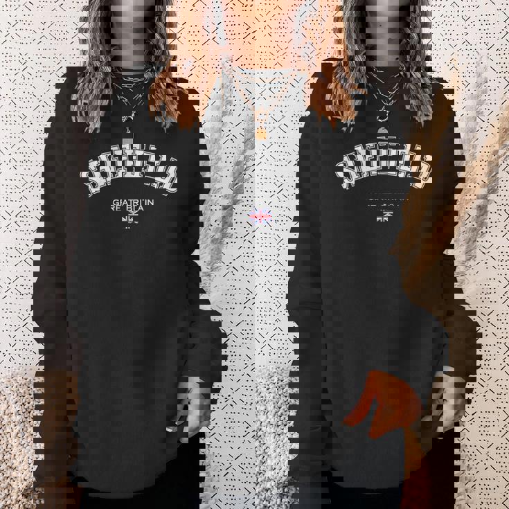 シェフィールド 英国土産 旗 グレートブリテン シェフィールド スウェットシャツ 彼女への贈り物