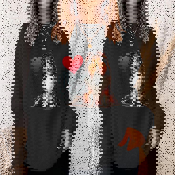 シェルティ・ドッグ・ママ、シェットランド・シープドッグ・ママ スウェットシャツ 彼女への贈り物