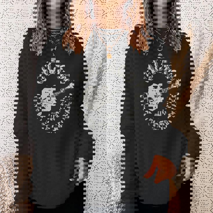 シカゴ・エレクトリック ブルース アメリカンミュージック ビンテージ スウェットシャツ 彼女への贈り物