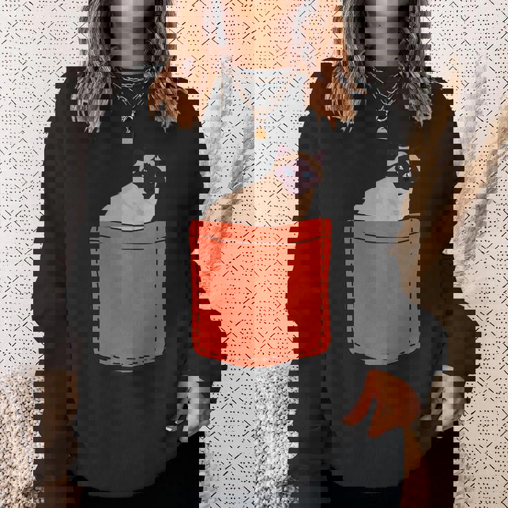 シャムバッグ 猫好きアパレル シャム猫 スウェットシャツ 彼女への贈り物