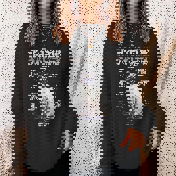 シャム猫スウェットシャツ 彼女への贈り物